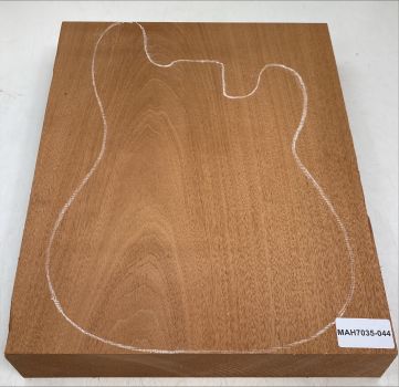 Body Mahagoni Swietenia für Gitarre, 1-tlg. Einzelstück #044